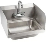 Expondo Royal Catering Edelstahl Waschbecken - inkl. Armatur - Silber
