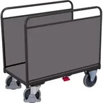 VARIOfit Seitenb&uuml;gelwagen mit L&auml;ngsw&auml;nden aus Holz 1260x740mm Anthrazitgrau...