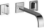 Dornbracht Waschtisch Wandbatterie ohne Ablaufgarnitur MEM Dark Platinum matt,