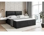 ALTDECOR Boxspringbett mit H4 Matratze und Topper - 120 x 200 cm - BOXI3 -...
