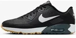 Nike Air Max 90 G Unisex Shoe Black/White 44,5 Herren Golfschuhe - Schwarz -...