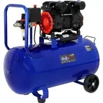 KRAFT&DELE | &Ouml;lfreier Kompressor, Druckluftkompressor, 50L, 1500W, 290l/min,