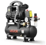 VEVOR 0,75 KW Druckluftkompressor, &Ouml;lfreier Kompressor mit 6 L Lufttank,