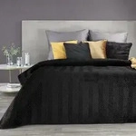 Bettdecke Sofia 220x240 cm Schwarz - Schwarz