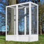 zooprinz Vogelvoliere Luise | Auslauf | 114x136x52cm (BxHxT) | Wetterfest 