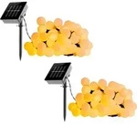Set Mit 2 Solar Lichterketten BILLY 120led