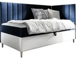 MIRJAN24 Boxspringbett Maja Junior 3 90x200, Einzelbett mit Bonellfederkern,