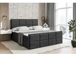 ALTDECOR Boxspringbett mit Fu&szlig;teil, H4 Matratze und Topper - 200x200 cm -...