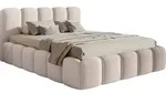 Selsey Cloudy II - Polsterbett mit Lattenrost und Bettkasten, hellbeige, 160x200 cm -
