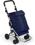 Foppapedretti Go Up, Trolley-Tasche, Aluminium, Schwarz, Navy, Aluminium, Stoff,