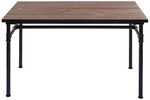 Esszimmer-Set HWC-H10, 4x Esszimmerstuhl Esszimmertisch, Ulme Holz MVG...