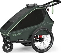 Qeridoo Q-KDG1-26-FG, Qeridoo Kidgoo 1 - Kinderfahrradanh&auml;nger f&uuml;r 1 Kind, Farbe: