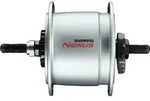 Shimano Nexus C6000 Dynamo 2.4w Vorderradnabe Grau 36H / 9 x 100 mm Grau 36H - Silber