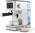 COSTWAY Espressomaschine Siebtr&auml;germaschine 20 Bar mit Milchaufsch&auml;umer, 1,7L