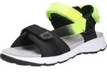 Superfit Jungen Sandale HENRY schwarz Gr&ouml;&szlig;e EUR 42 - Gelb - 42