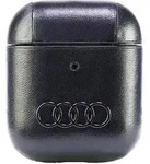 Audi Leder Grosses Logo Airpods 1/2 Abdeckung Czarny/Schwarz Au-Ap-Gt/D3-Bk - Schwarz