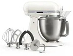 KitchenAid 5KSM50PKVEPL, Standmixer, Wei&szlig;, Schlagen, Mixen, Whisking, 4,7 l, Leiter,