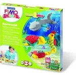 Staedtler FIMO kids 8034, 4 St&uuml;ck(e) - Gelb/Rot/T&uuml;rkis/Silber