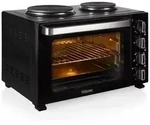 Tristar OV-3670, 35 l, Schwarz, Freistehend, Drehregler, Stahl, 230 &deg;C -...