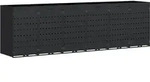 vidaXL Wagenm&uuml;llbeh&auml;lter f&uuml;r 6 Beh&auml;lter Schwarz 408 x 77,5 x 121,5 cm -...