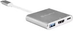 Silverstone SST-EP08C, USB 3.2 Gen 1 (3.1 Gen 1) Type-C, 100 W, 2.0a, Anthrazit, 24