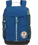 L&auml;ssig Wanderrucksack 14 L - Unique, Blau Gr&uuml;n - Grau
