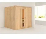 Karibu Sauna Innensauna Sodin Fronteinstieg ohne Zubeh&ouml;r 196x170x198 cm ohne