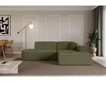 ALTDECOR Ecksofa in L-Form IREA-L1-v4 232x165x77 cm Gr&uuml;n Corner Sofa Eckcouch...