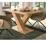 Esstisch "Home-X" in Artisan Eiche Tisch ausziehbar 150 - 190 cm - Braun