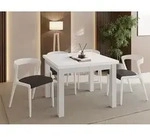 Quadratischer Esstisch Ausziehbar 80 bis 280 cm &ndash; Verl&auml;ngerbar, f&uuml;r 4-14...