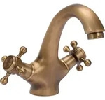 RETRO BRONZE vintage Waschtischarmatur, Mischbatterie - Braun