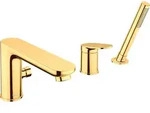 Duravit Wave 3-gats Badmengkraan Goud Gepolijst - Gold