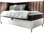 MIRJAN24 Boxspringbett Maja Junior 3 100x200, Einzelbett mit Bonellfederkern,