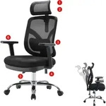 SIHOO B&uuml;rostuhl Schreibtischstuhl, ergonomisch, verstellbare Lordosenst&uuml;tze und