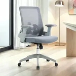 B&uuml;rodrehstuhl CAPVAL h&ouml;henverstellbar mit Lendenst&uuml;tze, grau - ergonomischer