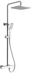 Sapho Duschs&auml;ule mit Thermostat-Armatur, Chrom - Silber