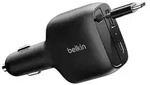 Belkin Boostcharge Kfz-Ladeger&auml;t 75W ausz. USB-C Kabel CCC001hqBK - Schwarz