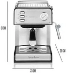 Heinrich "s de Kaffeemaschine hes 8689 - Silber