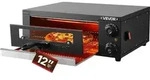 VEVOR elektrischer Pizzaofen, 30 cm Tischpizzaofen 25-300 &deg;C, 1450 W,...