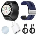 Knauermann PRO 4 Air Senioren-Smartwatch mit Sturzerkennung & SOS - Schwarz