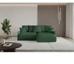 ALTDECOR Ecksofa mit Schlaffunktion und Bettkasten ONESK-L-v1 216x177x72 cm...