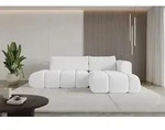 ALTDECOR Ecksofa mit Schlaffunktion und Bettkasten CLOUD-L 280x185x90 Wei&szlig; -...
