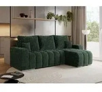 MKS MEBLE Sofa mit Schlaffunktion - Ecksofa mit Schlaffunktion und Bettkasten - Sofa
