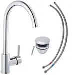 SCH&Ouml;NER WOHNEN-Kollektion Waschtischarmatur CANTIS, Chrom, Wasserhahn geeignet...