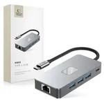 Tech-Protect Hb05 Hub-Adapter 9In1 Typ-C + Usb2.0 + Usb3.0 + Hdmi 4K 60Hz + Sd/Tf +