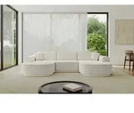 ALTDECOR Ecksofa in U-Form MARI-U1-v3 - 303x171x83 cm Cremewei&szlig; - Corner Sofa...