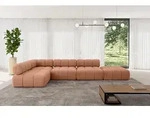 ALTDECOR Modulares Sofa Ecksofa in L-Form - Favio-L2 - 380x190x70 cm Apricot