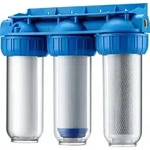 Naturewater NW-BR10B4 3 Stufen Wasserfilter, 5 &mu;, 20,67 mm (1/2"), &Oslash;60 mm PP