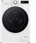 LG D2R5S09TSWW, Frontlader, Freistehend, Wei&szlig;, Links, Schwarz, Transparent, Tasten,