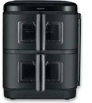 Severin Duo Stack Hei&szlig;luftfritteuse, 2 x 5,5 L Garraum, 2 Kammern, gesundes Kochen,